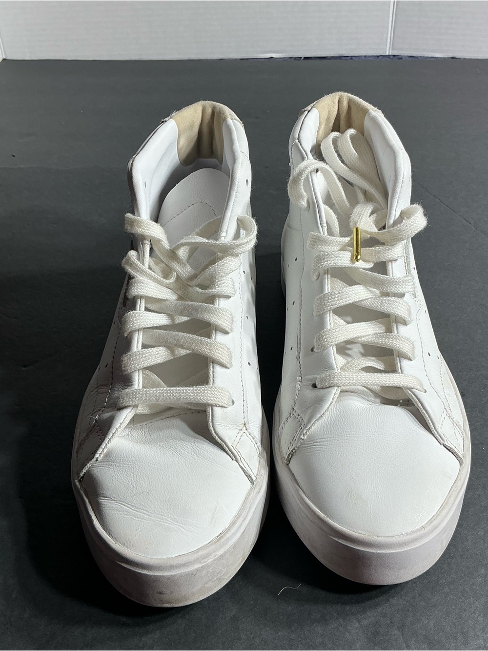 adidas White High-Top Women's Sneakers